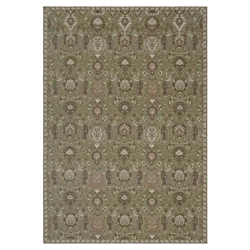 Daniyar Ethnic Carpet - Beige media 1