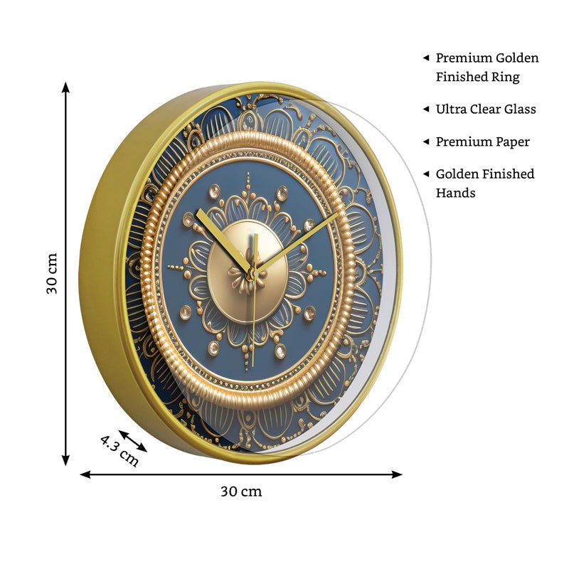 Yvonne Printed Silent Wall Clock media 6