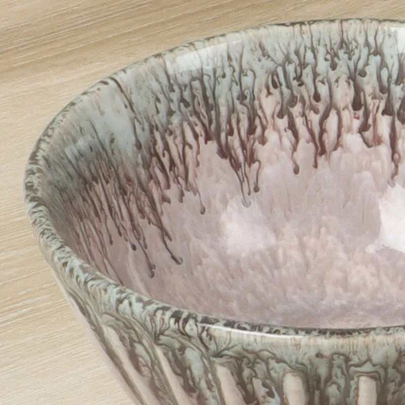 Elantra Feast Serving Bowl (Pink,700 mL Each) - Set Of Two media 5