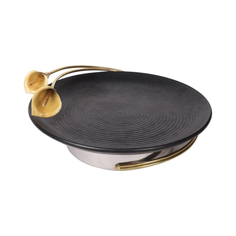 Lily Lagoon (Ceramic,Brass,Steel) Platter media 3