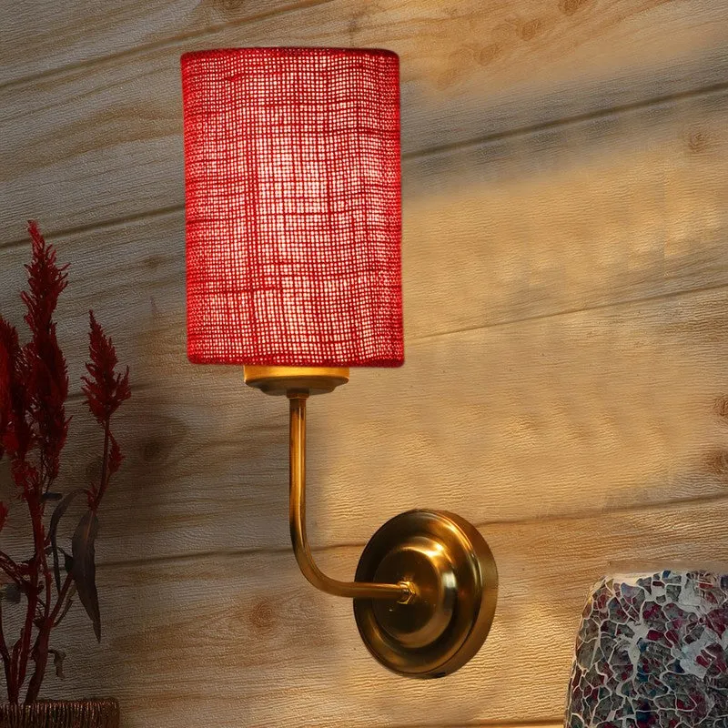 Lumoire Metal Wall Lamp - Maroon media 1