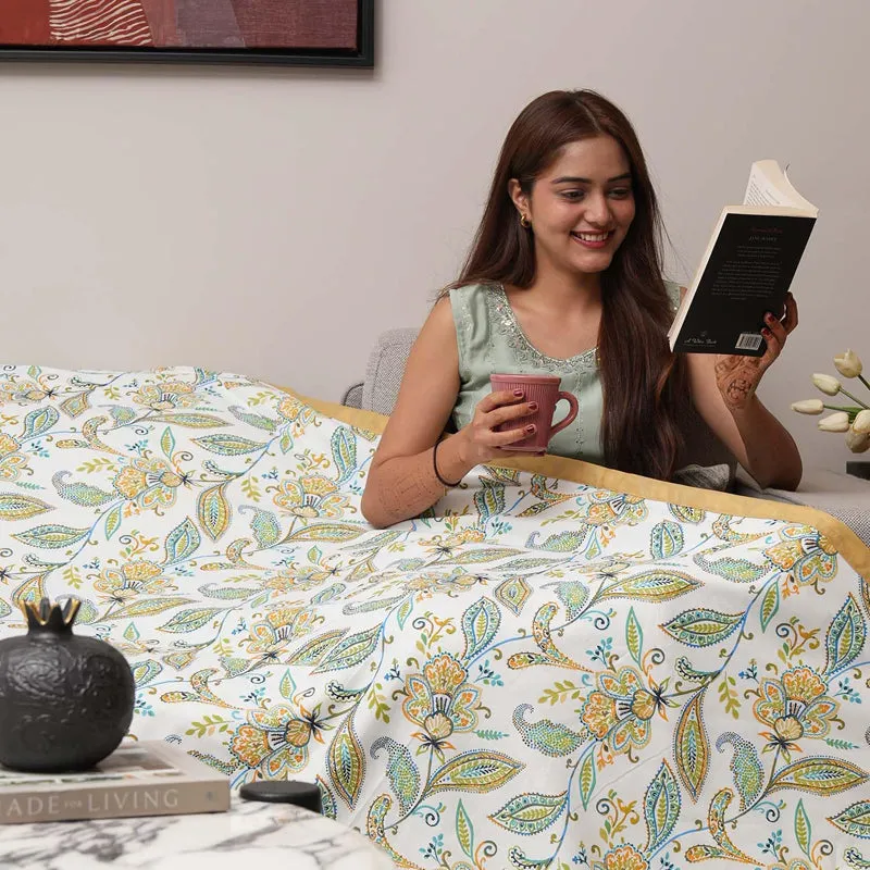 Urban Space Iris Reversible Dohar (Blue) - 150 GSM media 3