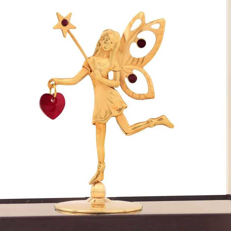Golden Fairy 24K Gold Plated Mild Steel Showpiece media 5