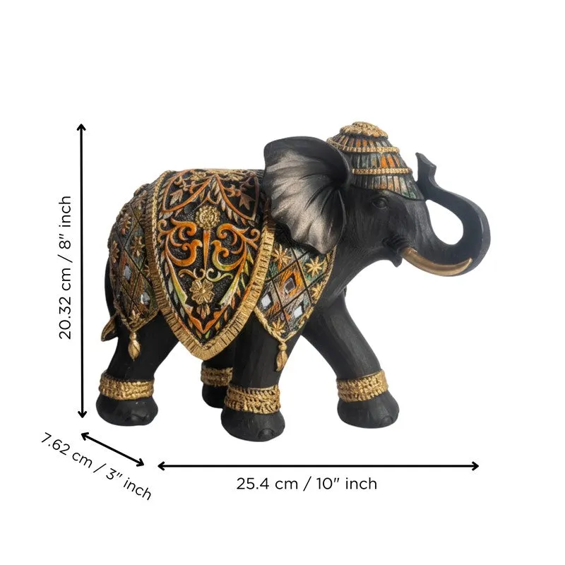 Imperial Elephant Resin Showpiece media 5