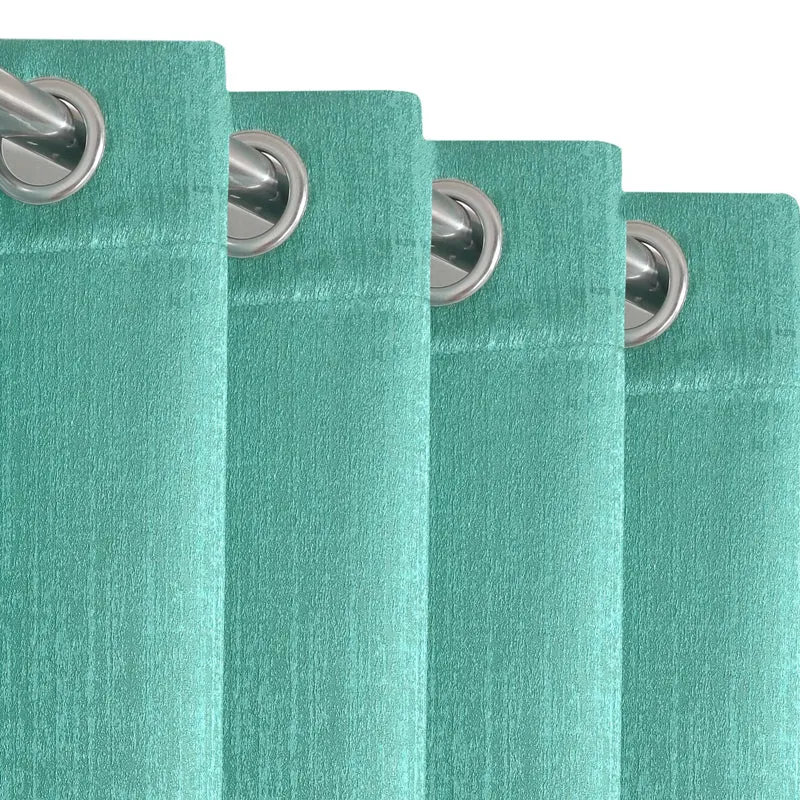 Saral Home Auriel Blackout Curtain - Teal media 4