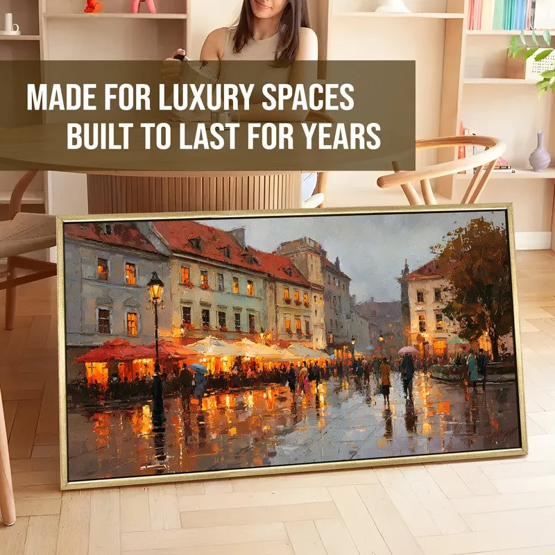 Street Echoes Canvas Wall Painting With Frame media 5