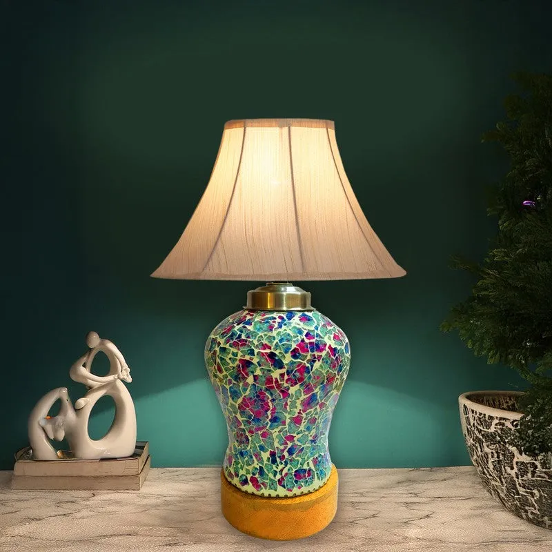 Minora Wooden Table Lamp - Multicolor media 1