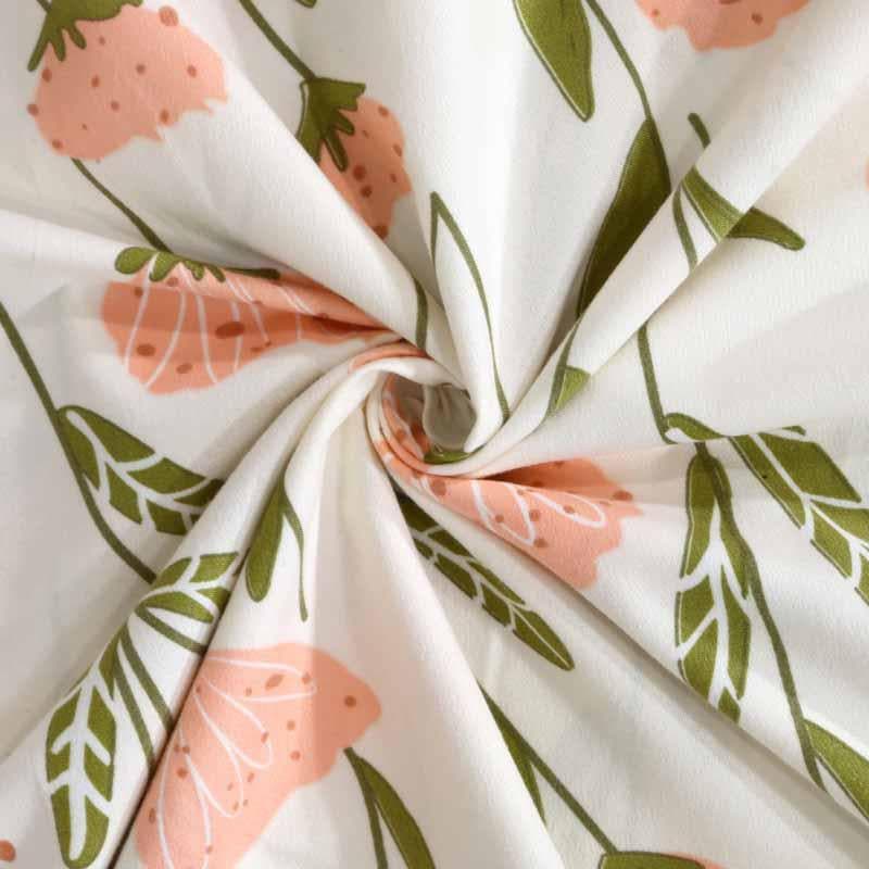 Blooming Tulips Printed Bedsheet - 150 GSM media 5