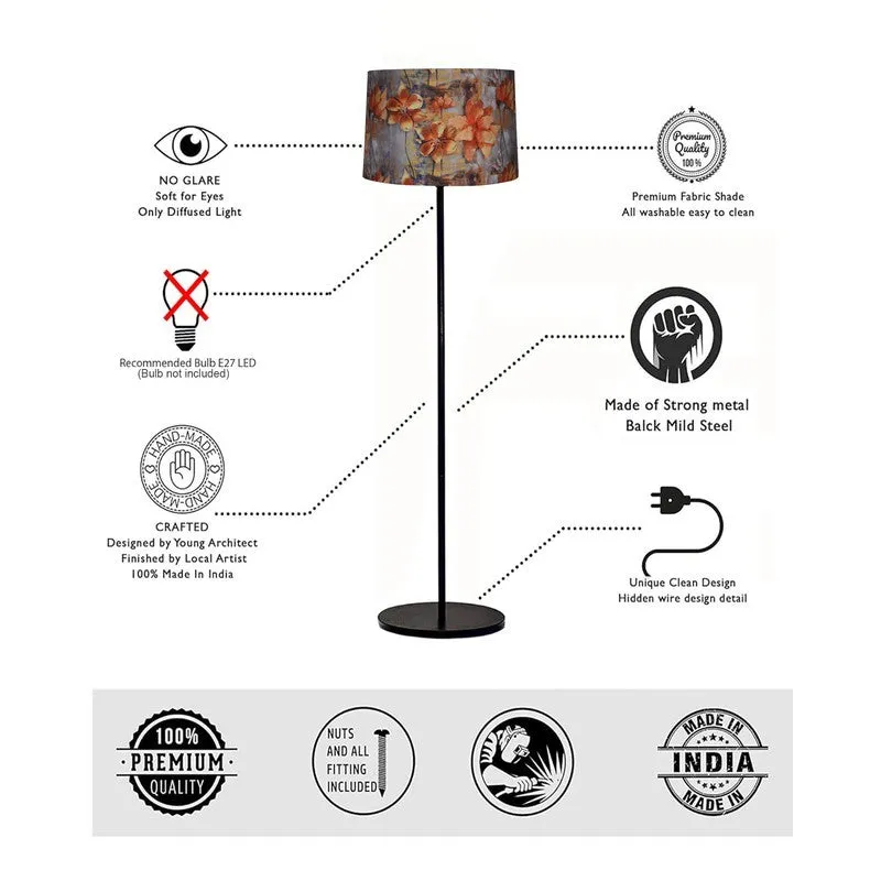 GlowAura Timeless Metal Floor Lamp media 7