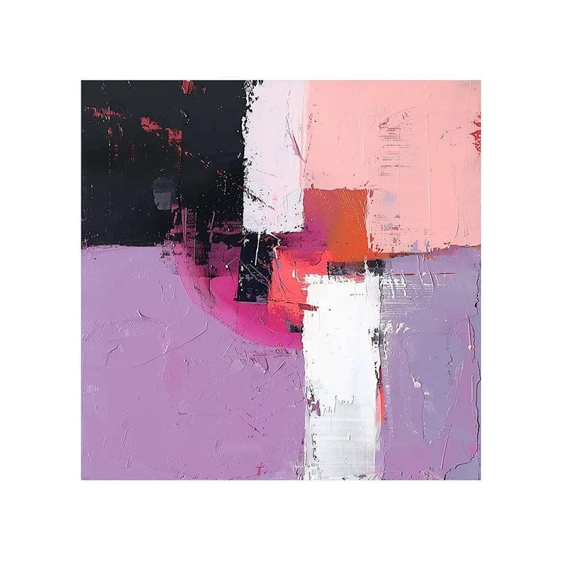 Pastel Playful Abstract Wall Painting media 5