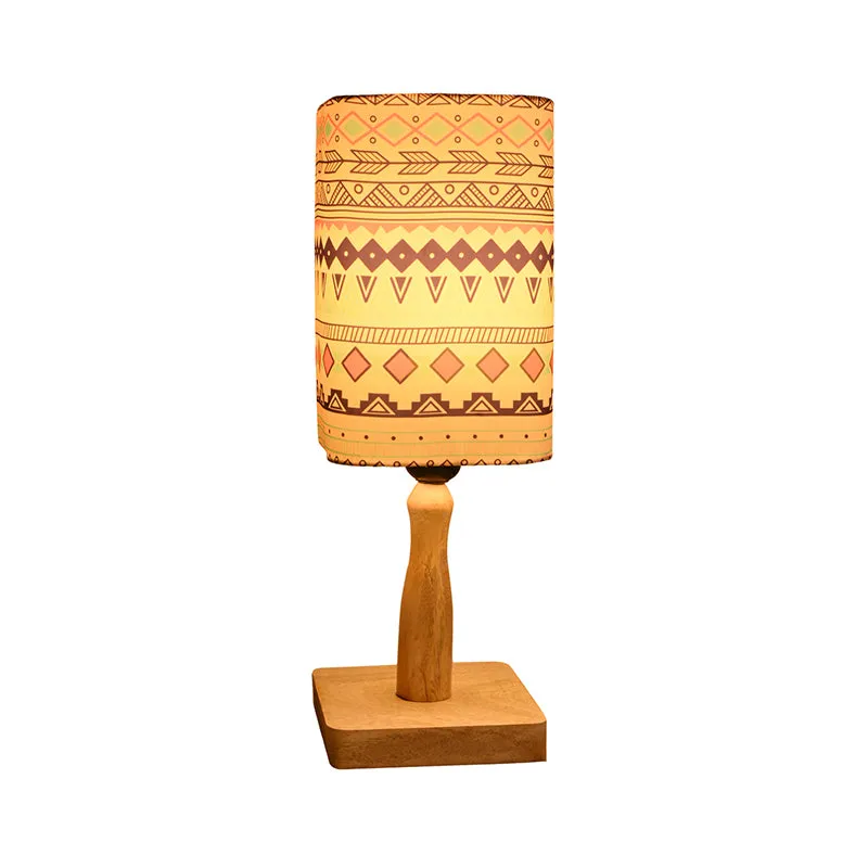 Moulda Aztec Fabric Table Lamp - Multicolor media 3