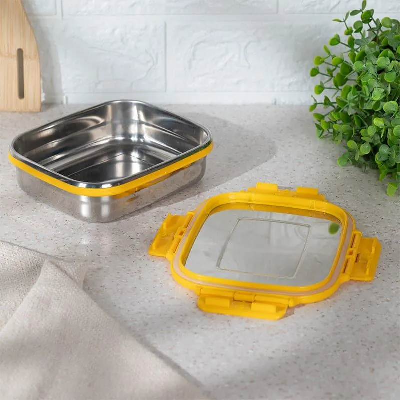 Maxo Munch Airtight Lunch Box (Yellow) - 575 mL media 3