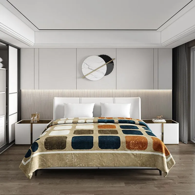 Monte Carlo Urban Mosaic Blanket - 691 GSM media 3