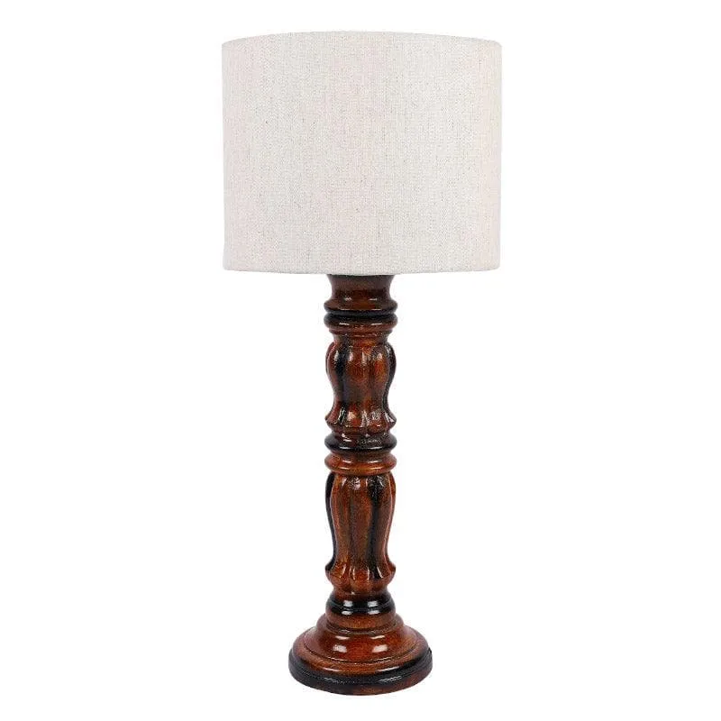 Urbane Gilmore Fabric Table Lamp - White media 4