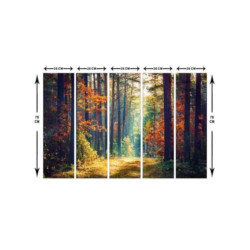 Jungle Wall Art - Five Piece Set media 7