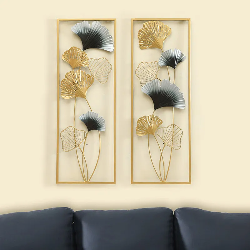 Chryses Floral Metal Wall Accent - Set of Two media 1