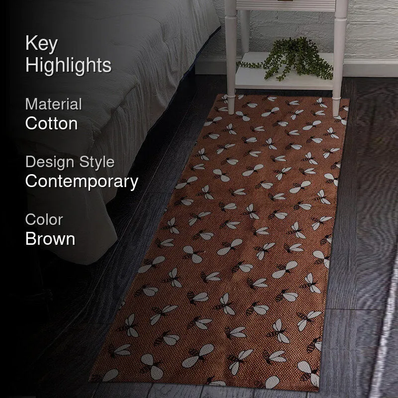 Sofstep Cotton Runner Rug - Brown media 2