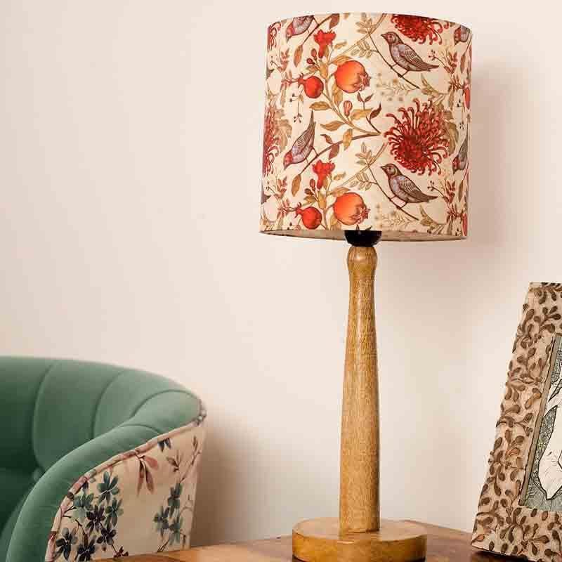 Nature's Symphony Wooden Table Lamp - Multicolor media 3