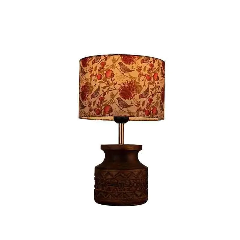 Nature's Kiss Wooden Table Lamp - Multicolor media 5