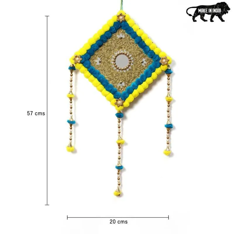 Lozenge Festive Latkan - Yellow & Blue media 3
