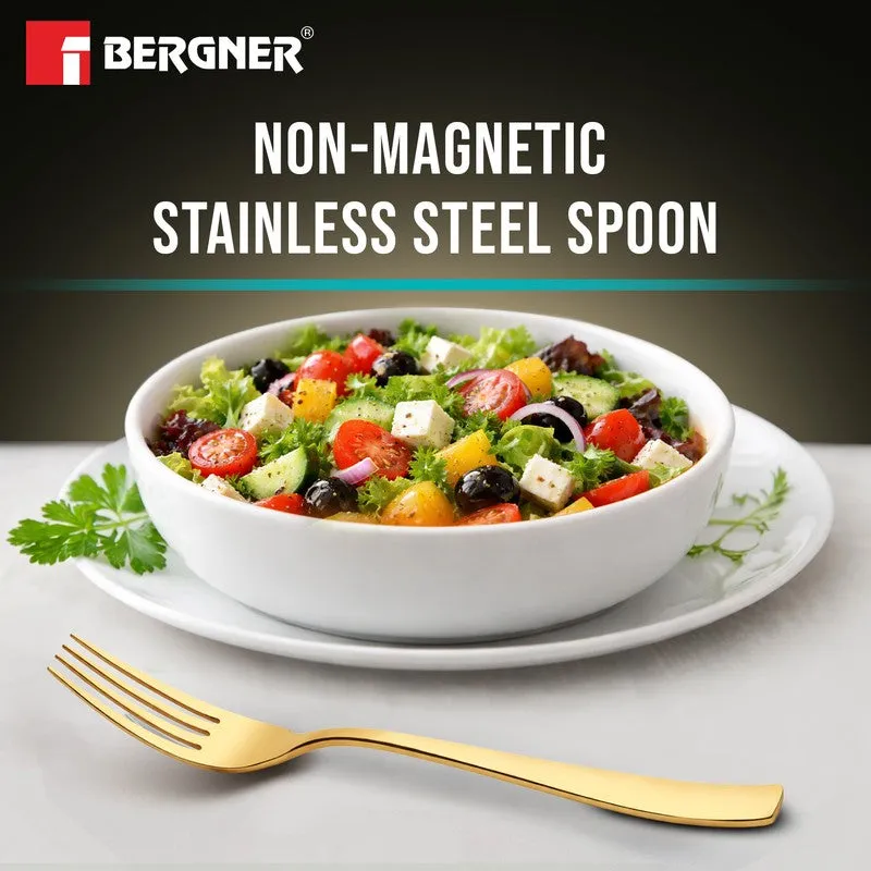 Caviar Stainless Steel Fork Set - Set of Six media 5