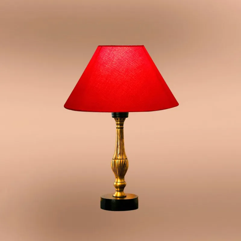 Aurelo Lumo Wooden Table Lamp - Red media 6