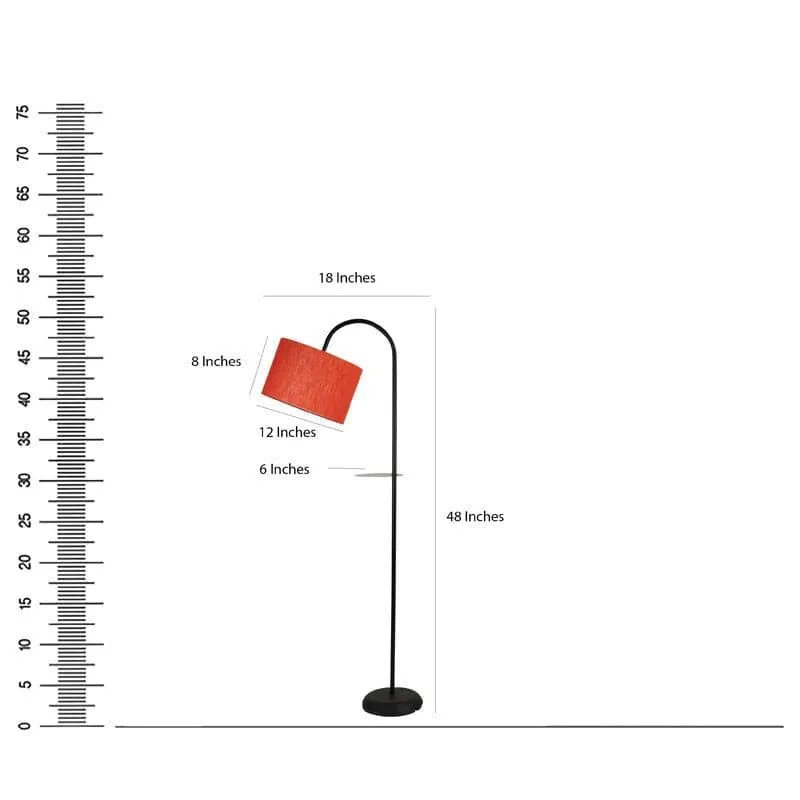 Mirami Nyxa Floor Lamp With Shelf media 7
