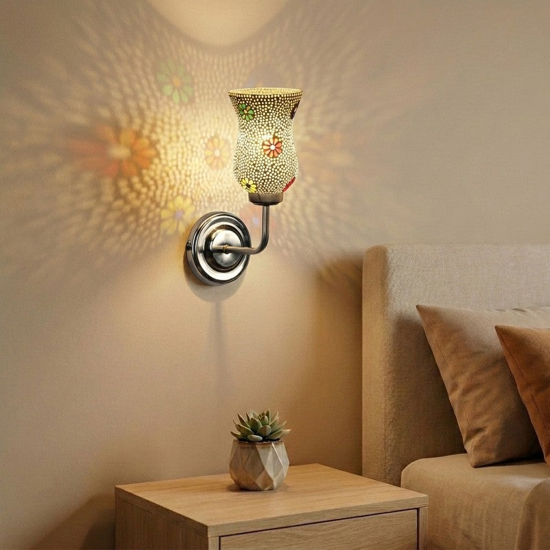 MosaicBloom Daisy Dot Glass Wall Lamp