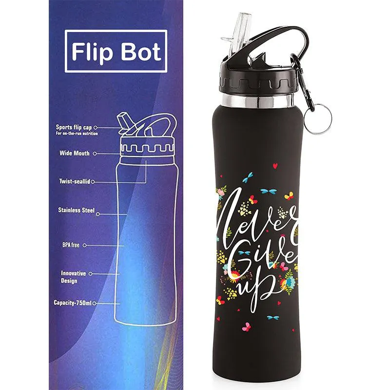 Never Give Up Sipper Water Bottle - 750 mL media 6