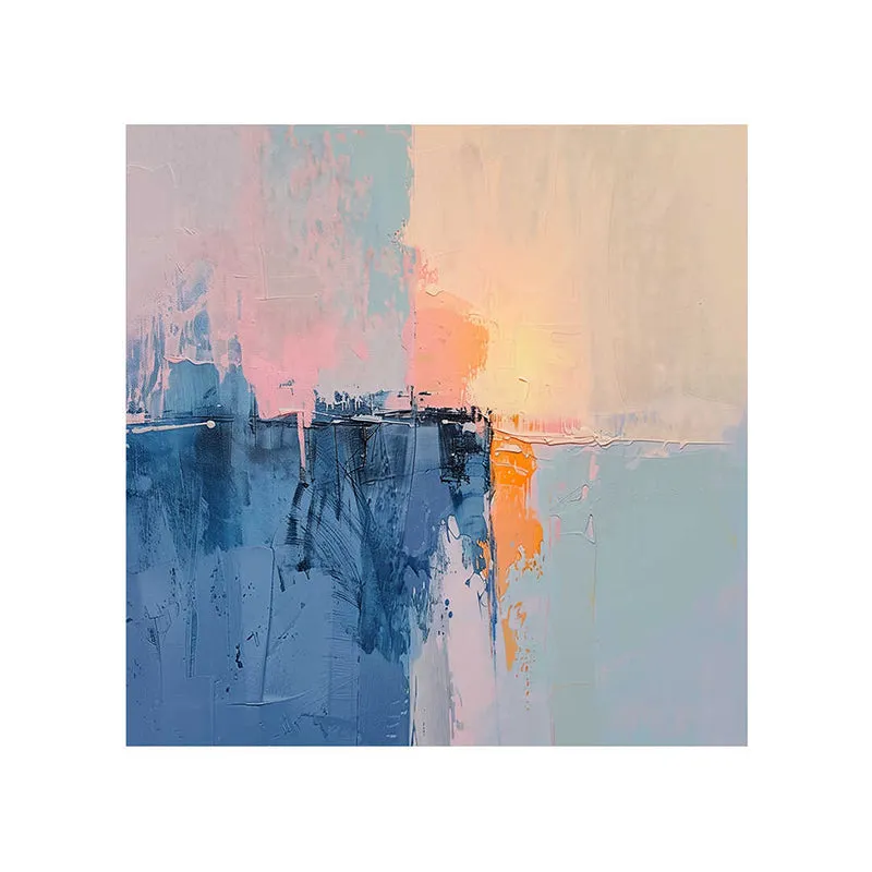Sunset Pastel Wall Painting media 5