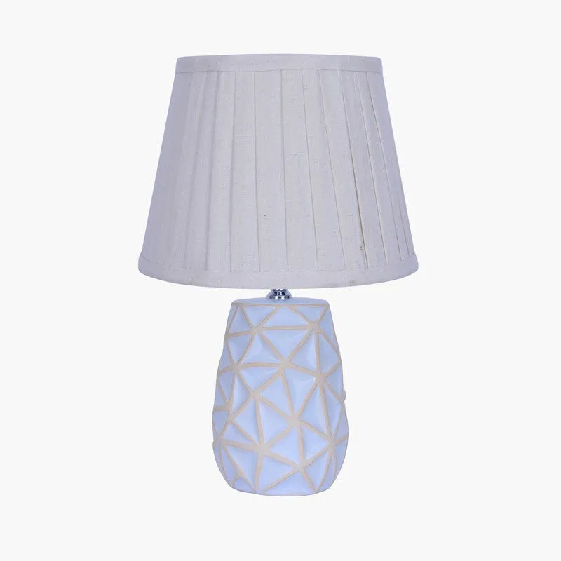 AuraForm Modern Ceramic Table Lamp - White media 3