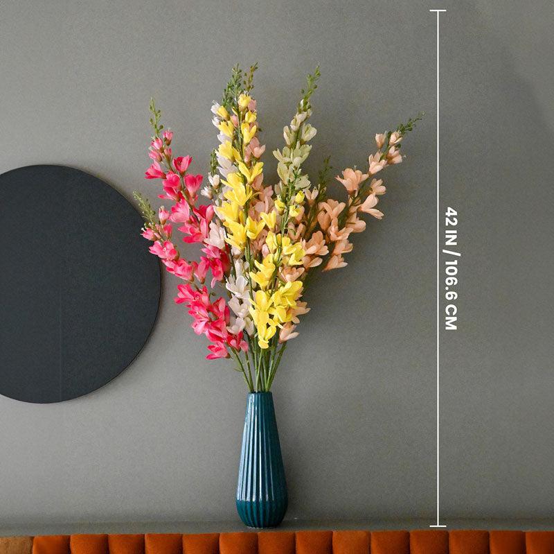 Faux Everlasting Orchid Fower Stick - Multicolor media 4