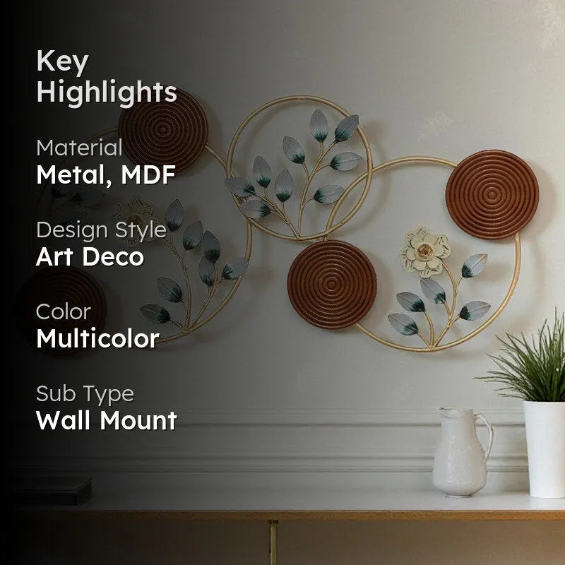 Floral Harmony Metal Wall Accent media 2
