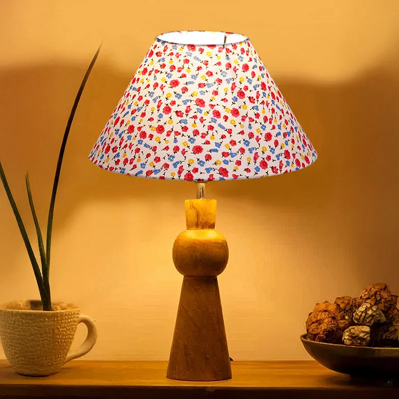 Angler Neo Tiny Fleur Wooden Table Lamp - Multicolor media 1