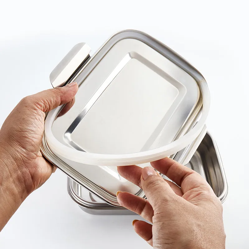 Dura Pack Stainless Steel Oven Safe Tiffin Box - 850 mL media 7
