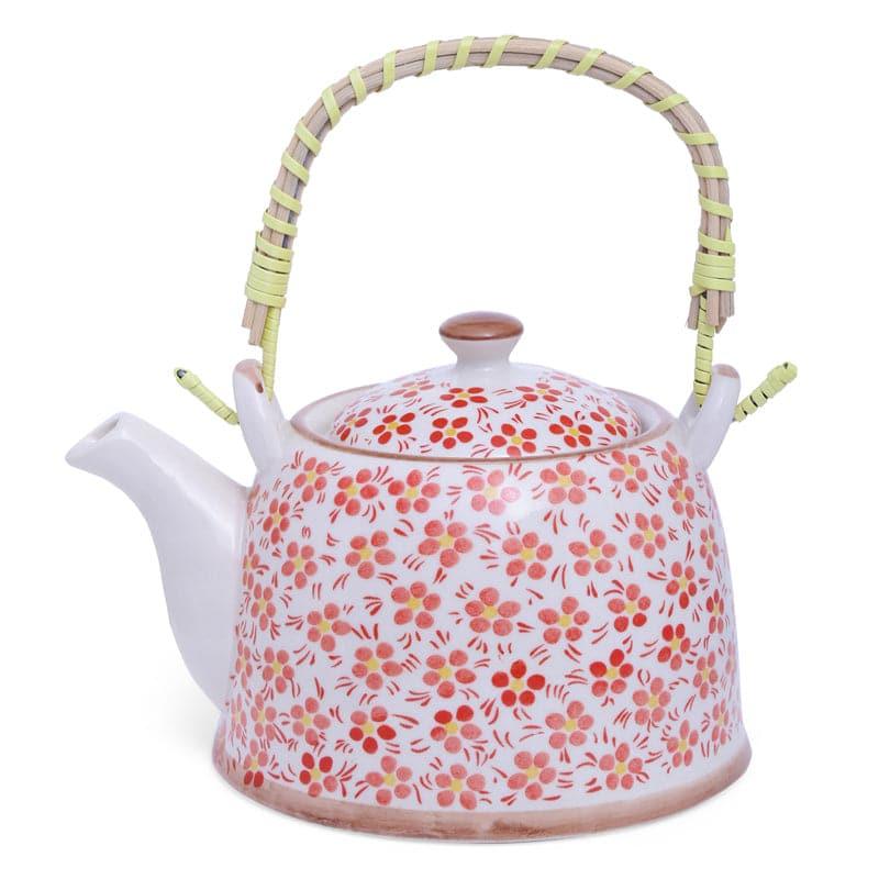 Ibis Floral Teapot - Peach media 4