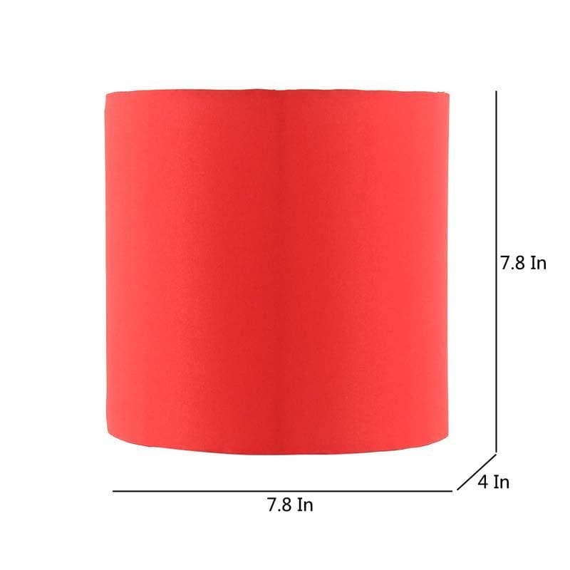 Cylindrical Floating Fabric Wall Lamp - Red media 7