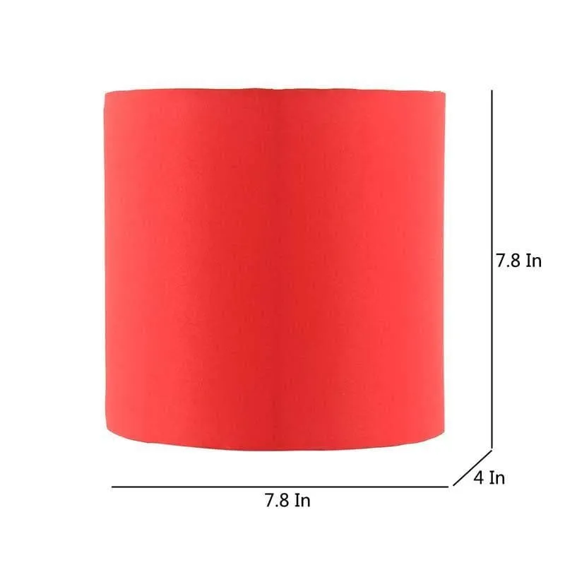 Cylindrical Floating Fabric Wall Lamp - Red media 7