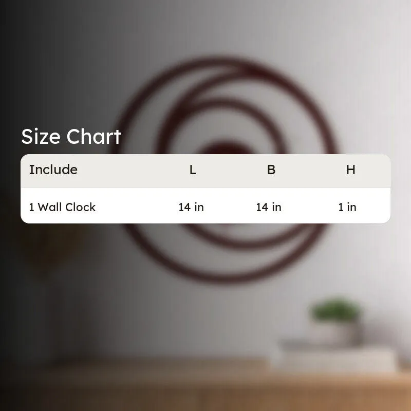 Orbit Ring Wooden Wall Clock media 7