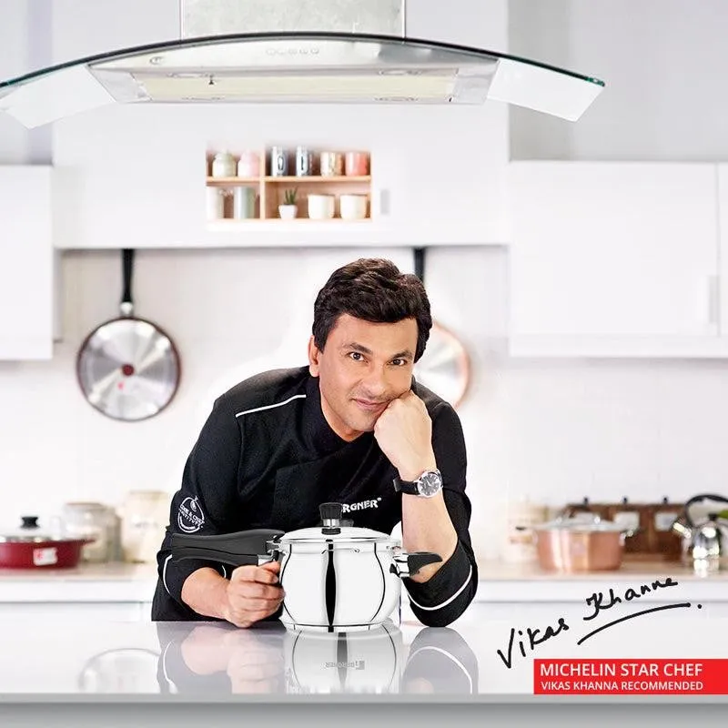 Bergner Induction Safe Triply Pressure Cooker - 3500 ml/19 Inches media 10