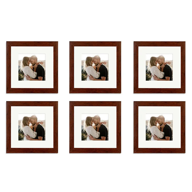 Willow Waves Photo Frame (Brown) - Set Of Six media 6