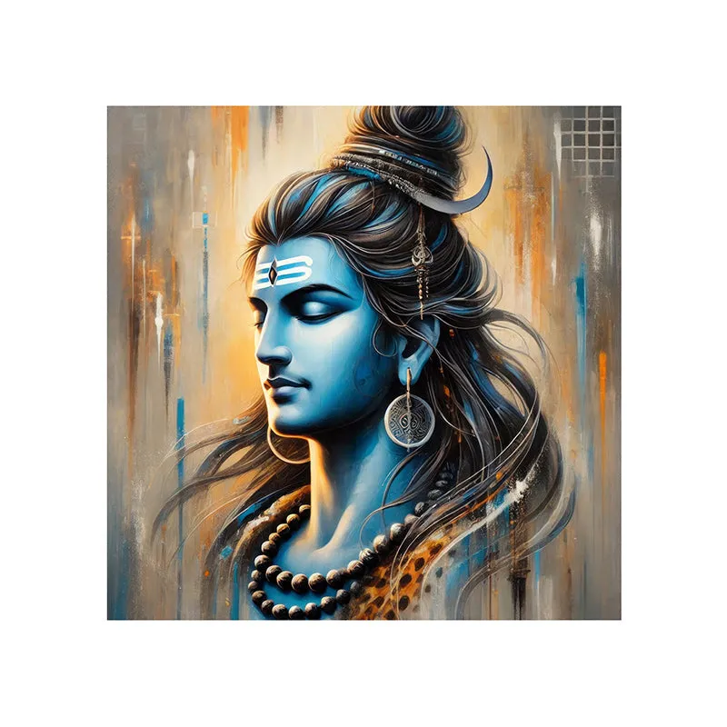 RudraShiva Poly Canvas Wall Painting media 4