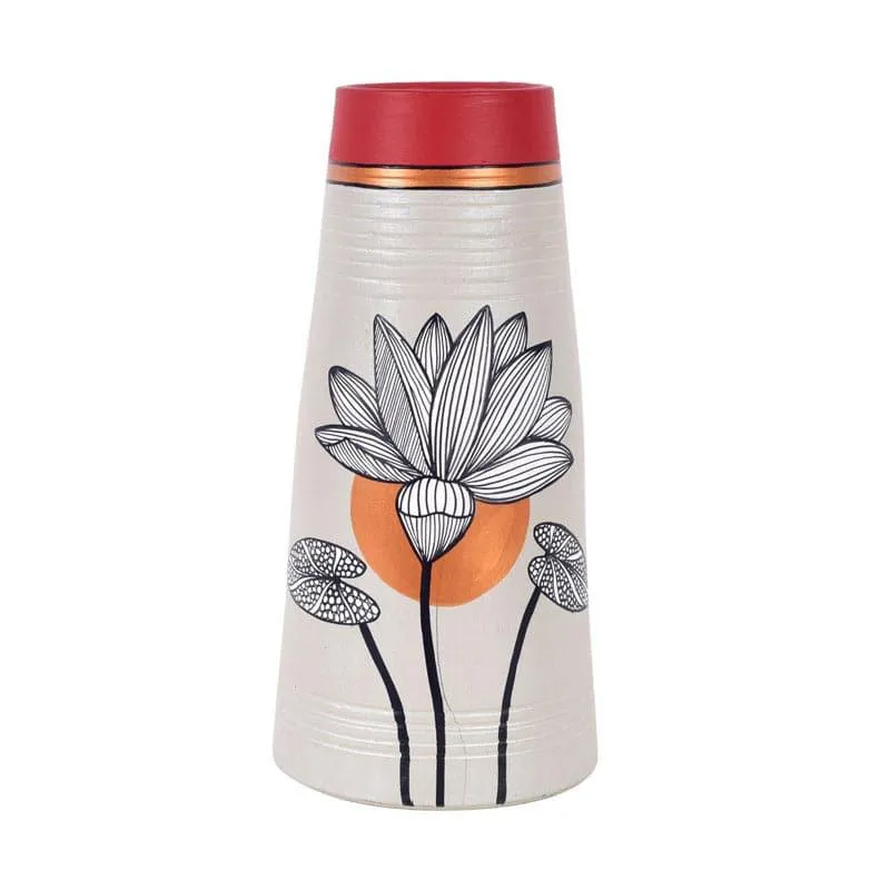 Bavyesh Tribal Terracotta Vase media 3