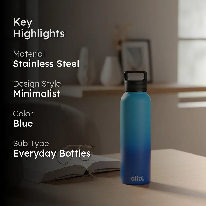 Aqua Stainless Steel Water Bottle - 950 mL media 2