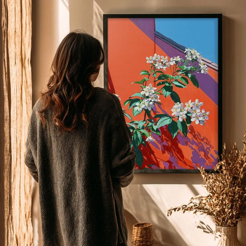 Petal Prism Canvas Wall Painting - Black Frame media 4