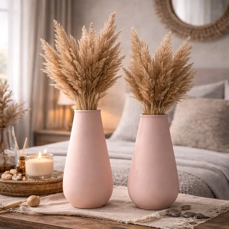 Celestial Curve Vase (Pink) - Set of Two media 7