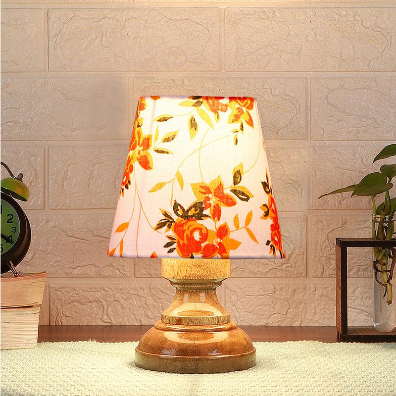 Harolda Ibis Flora Fabric Table Lamp - Multicolor