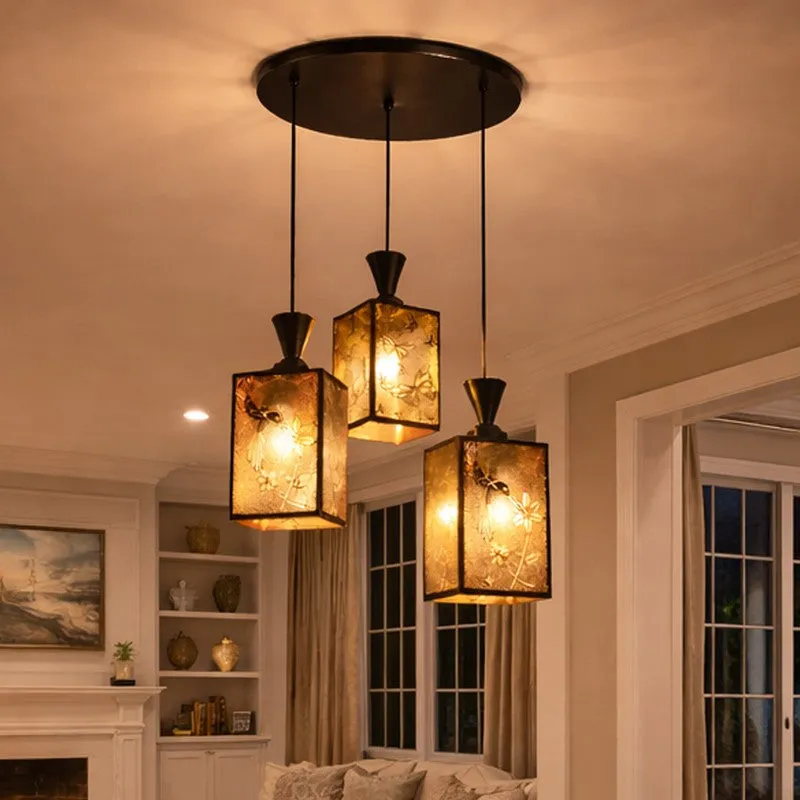 Botanic Glow Metal Cluster Ceiling Lamp media 1