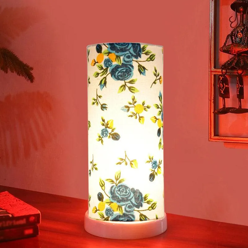 Alba Esto Tower Wooden Table Lamp - Multicolor media 2