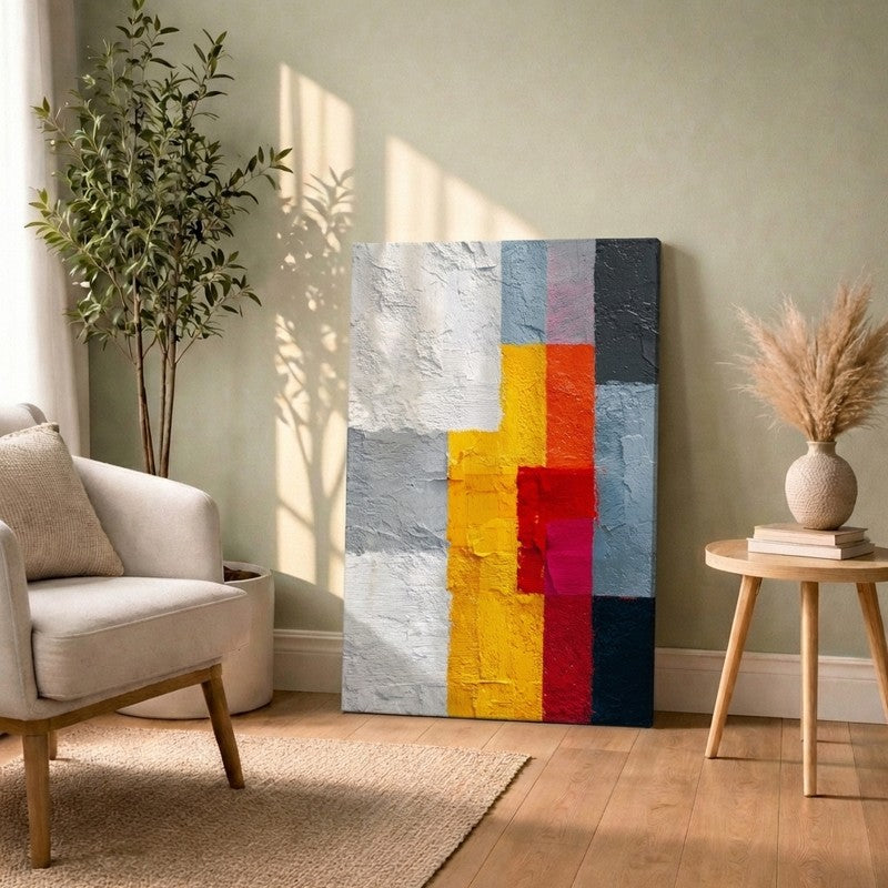Artisan Textured Abstract Canvas Wall Art